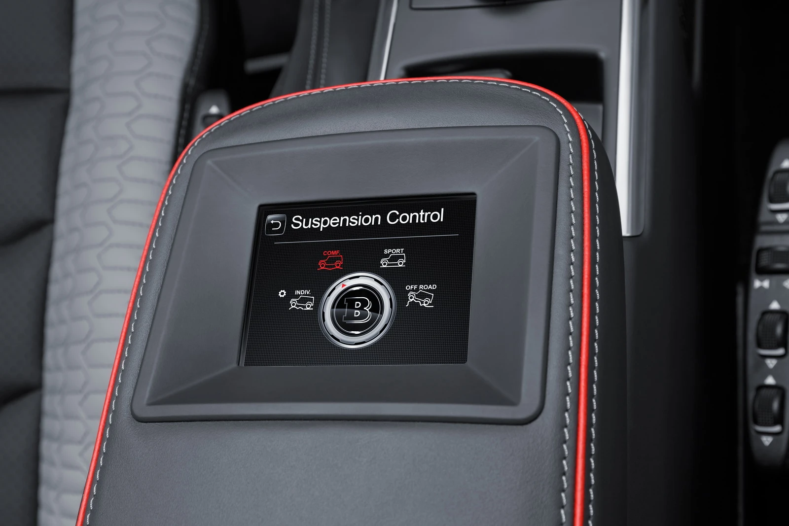 Brabus' suspension has four damper settings