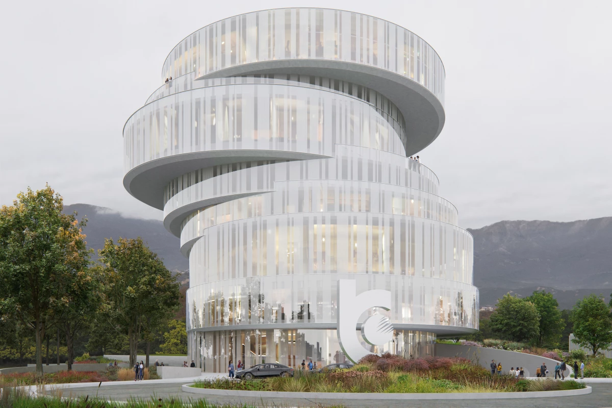 The Klan TV Headquarters will be arranged over eight floors, and will create outdoor terrace spaces