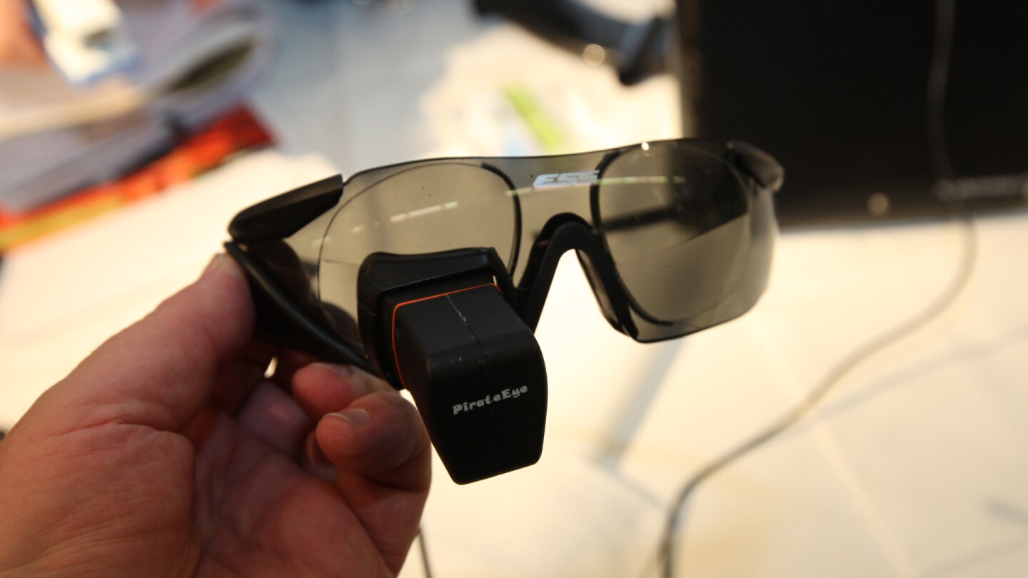 Pirate Eye monocular video glasses
