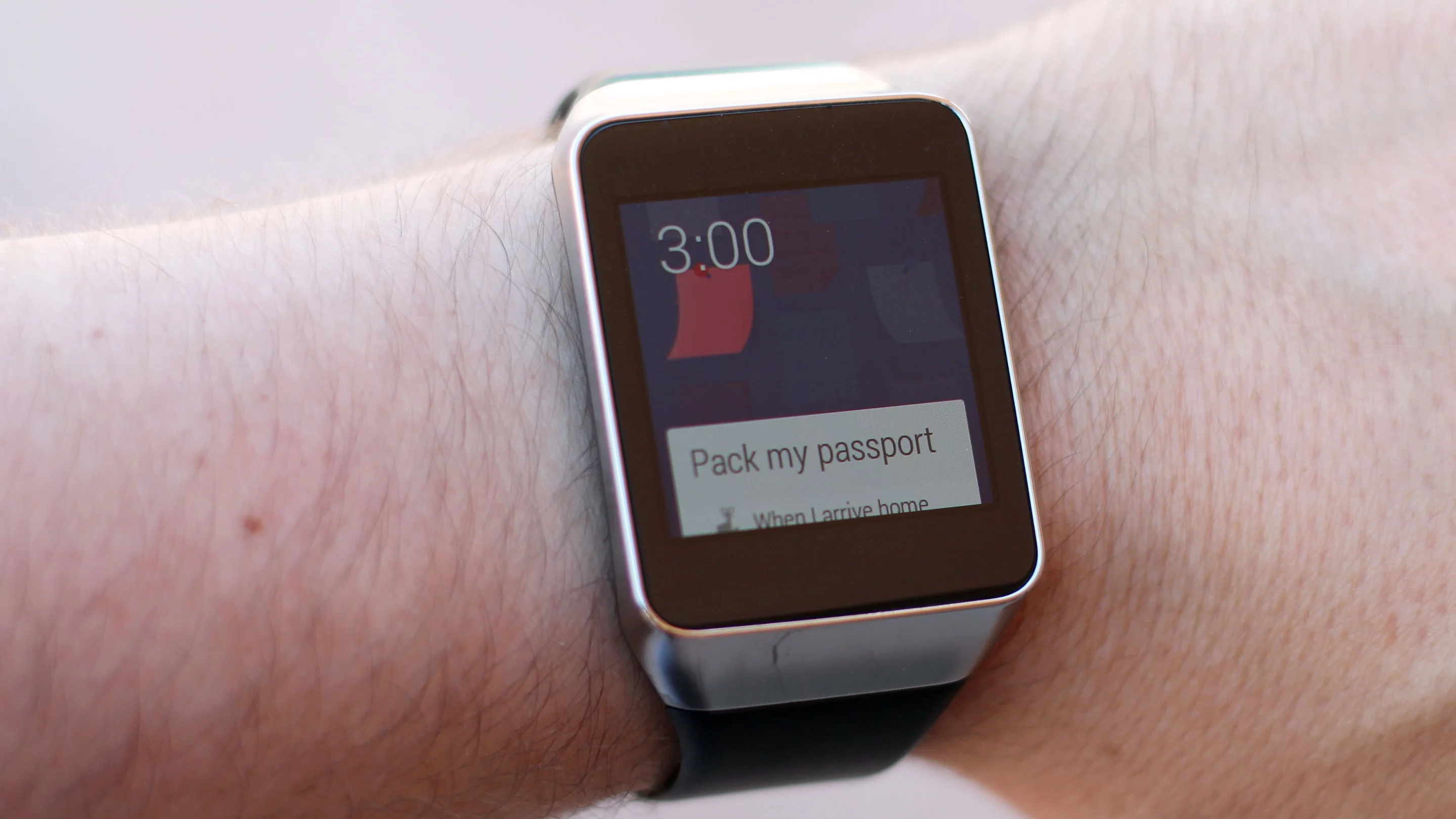 You can set reminders by time or location