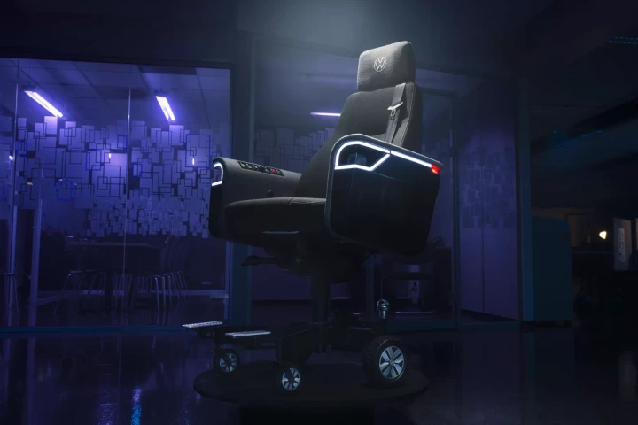 Volkswagen has crammed a bunch of tech from its vans into a motorized office chair