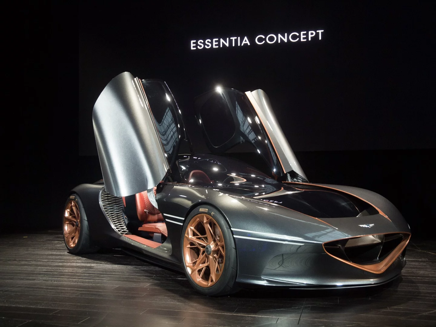 The Genesis Essentia Concept debuts at the New York Auto Show