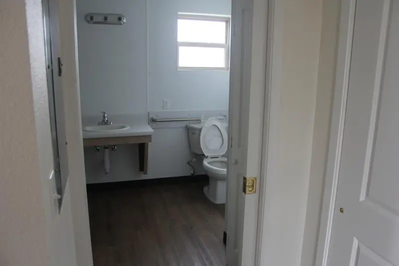 Inside the bathroom