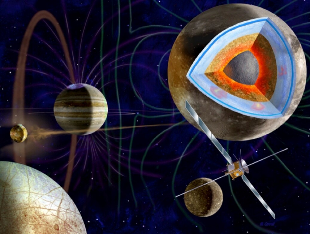 Artist's concept of JUICE (Image: ESA)