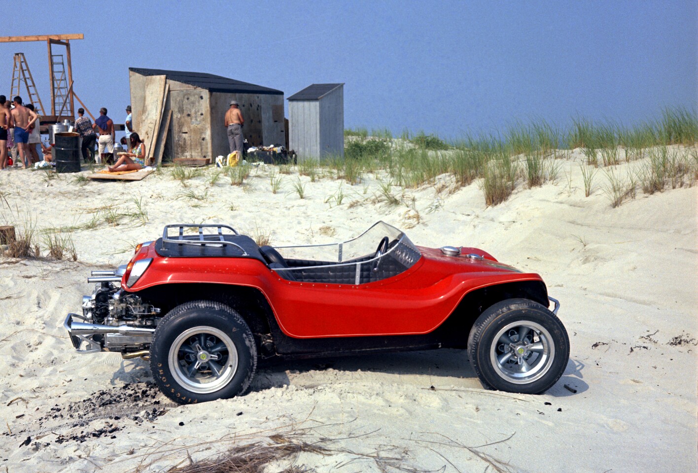 One of the stars of the 1968 movie The Thomas Crown Affair, the customised Myers Manx dune buggy