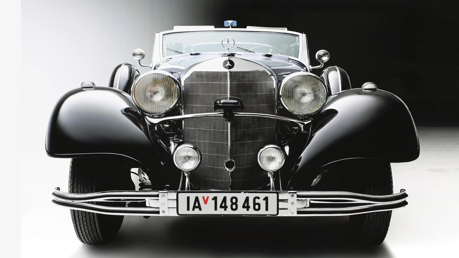 This 1939 Mercedes-Benz 770K Grosser Offener Tourenwagen was used as the main parade car of Adolf Hitler from October, 1939, until May, 1941