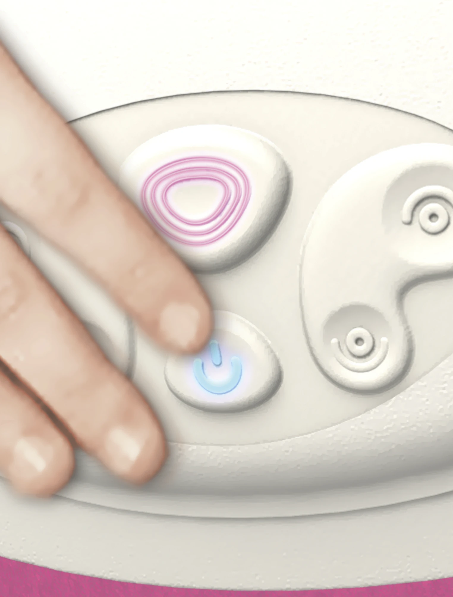 The control interface below the viewing window