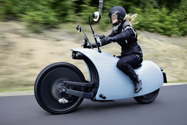 Johammer's unique looking electro-cruiser motorcycle