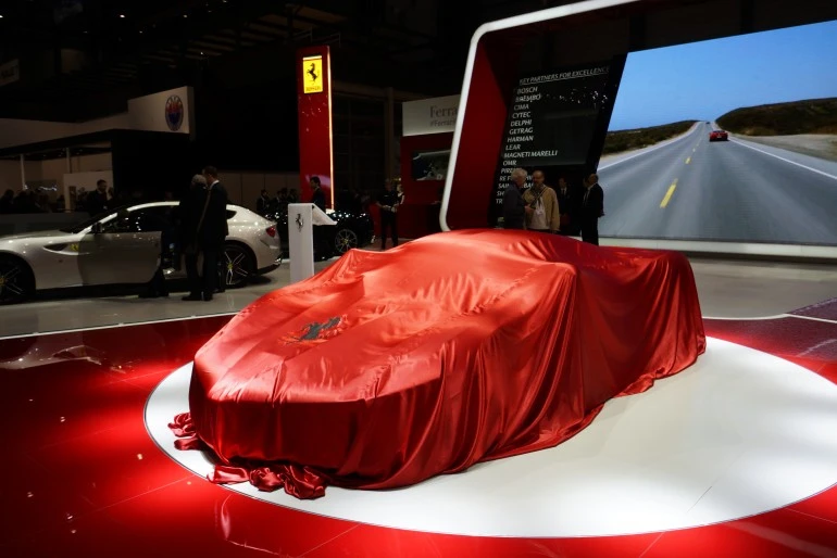 The LaFerrari prepares for its Geneva debut