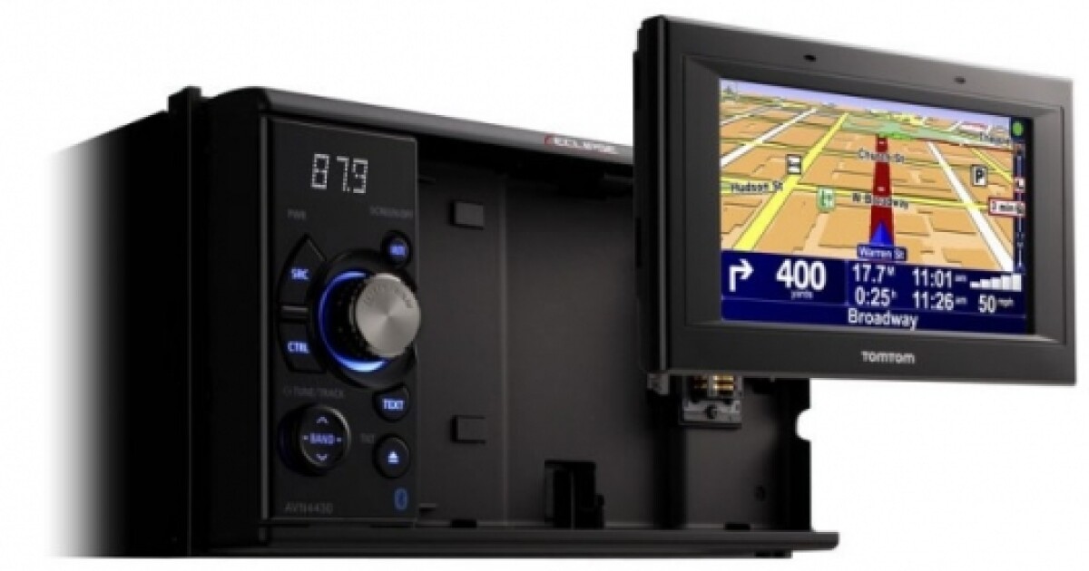 ECLIPSE car entertainment unit features removeable standalone GPS