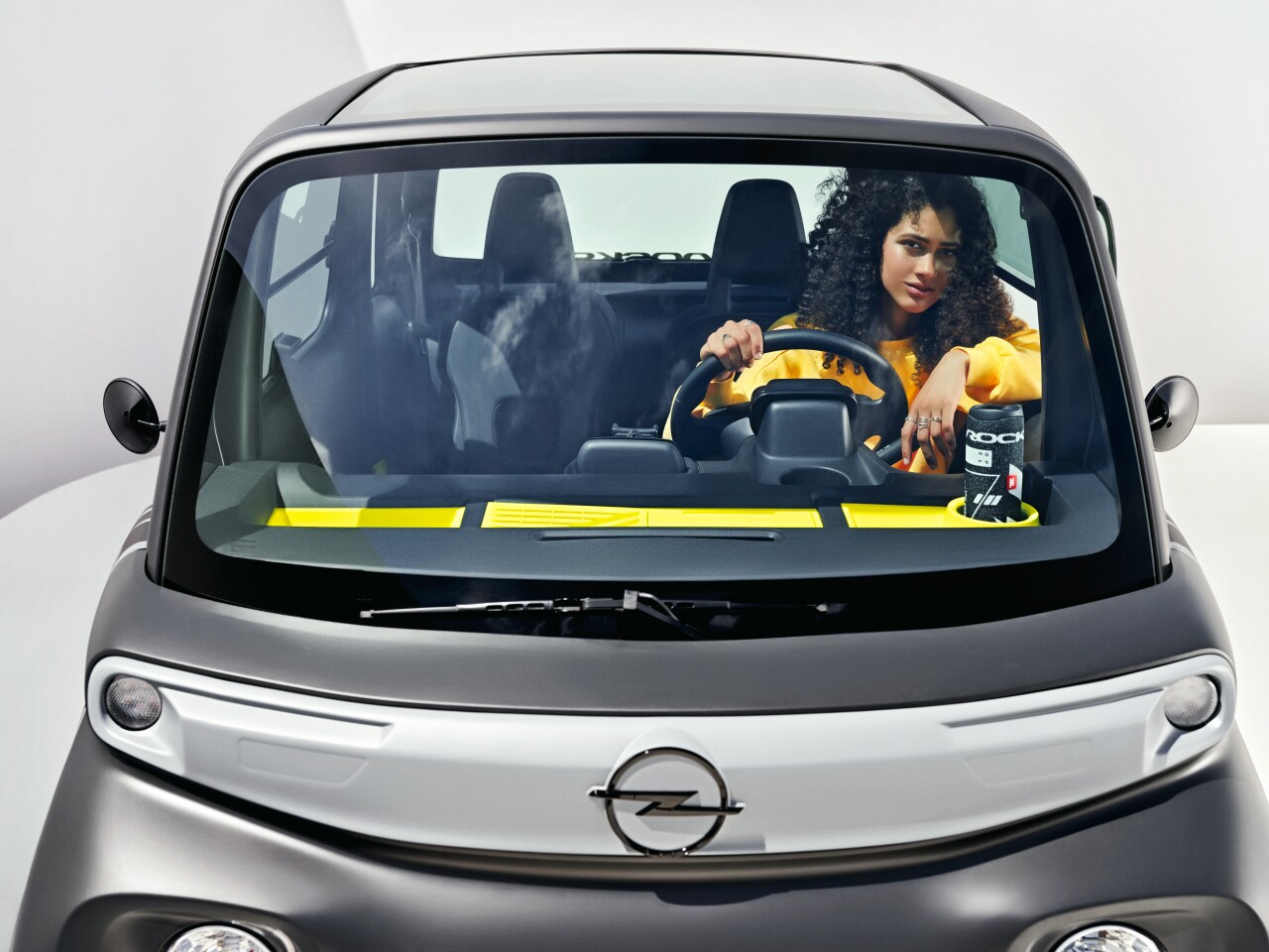 The Rocks-e offers a top speed of 45 km/h, and a per-charge range of 75 km