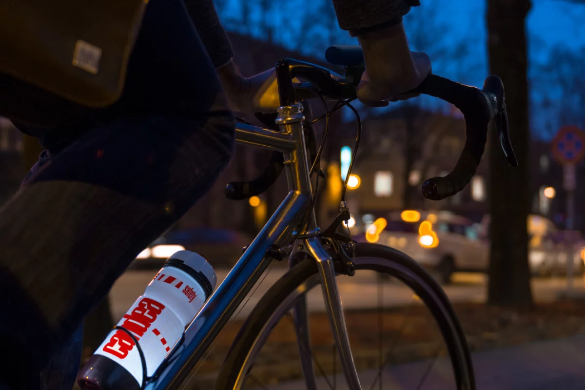 The Candea bottle holds water, and emits light