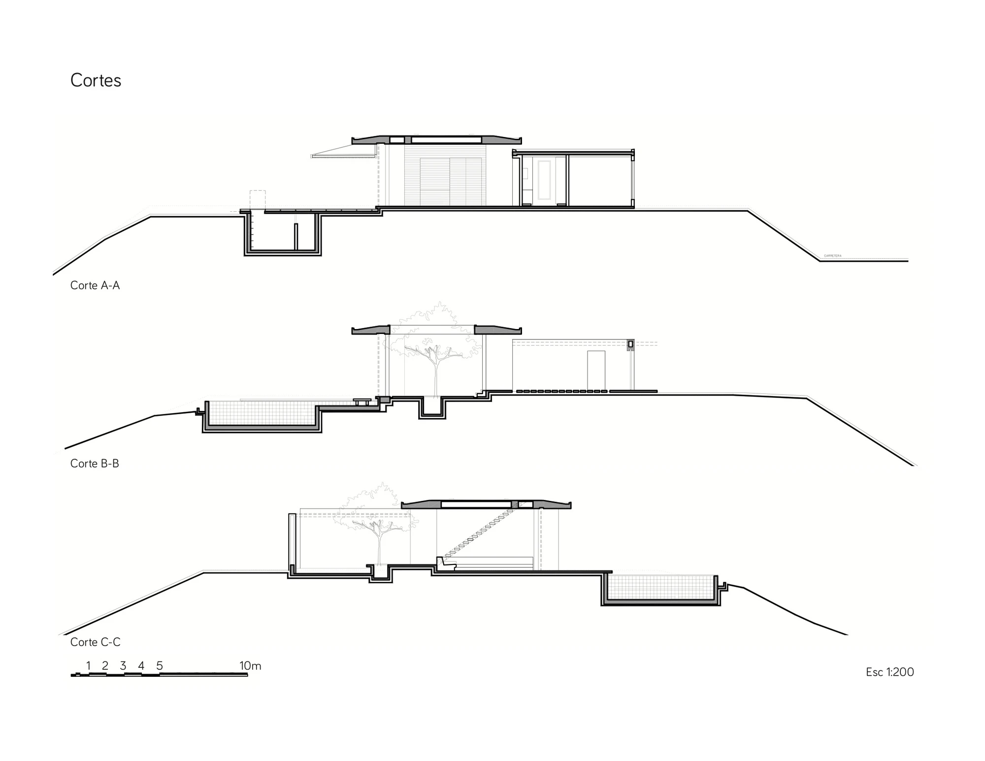 Architectural drawing of Casa 7A (Image: Arquitectura en Estudio)