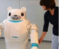 RIBA is designed to look like a teddy bear to appear friendly and non-threatening