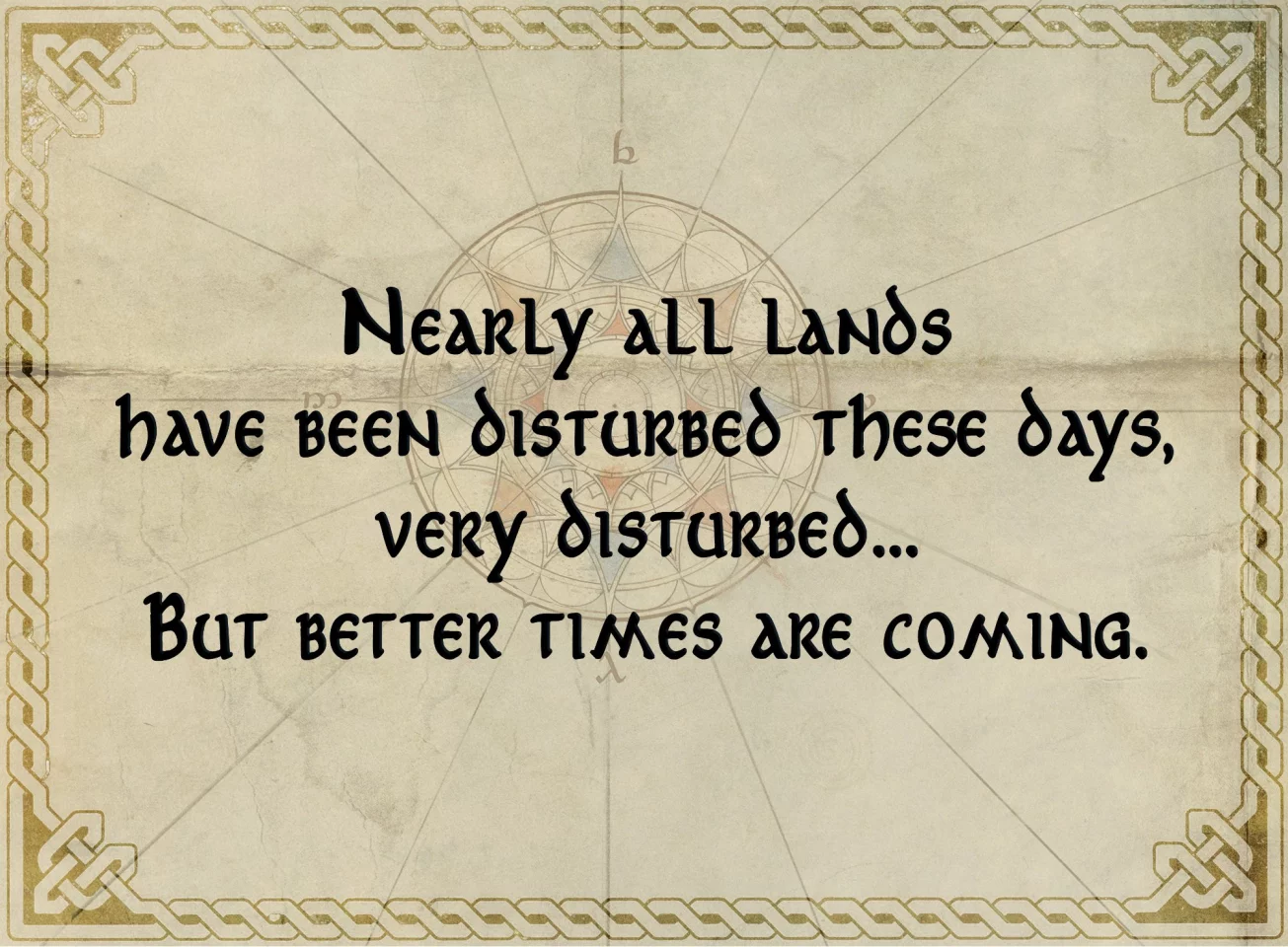 A message from the Twitter account for the new Lord of the Rings TV series