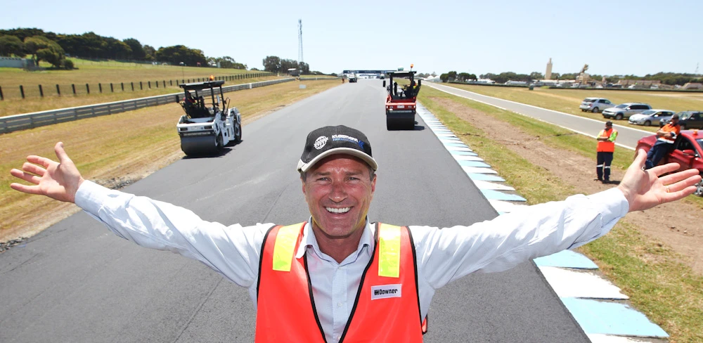 Owner Andrew Fox says circuit as smooth as a baby's bum