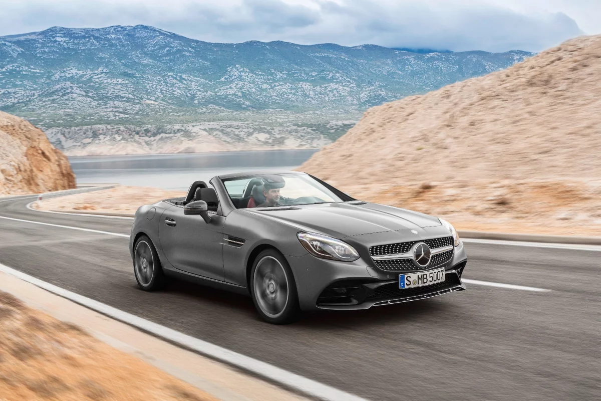 The new Mercedes Benz SLC will replace the SLK for the 2017 model year