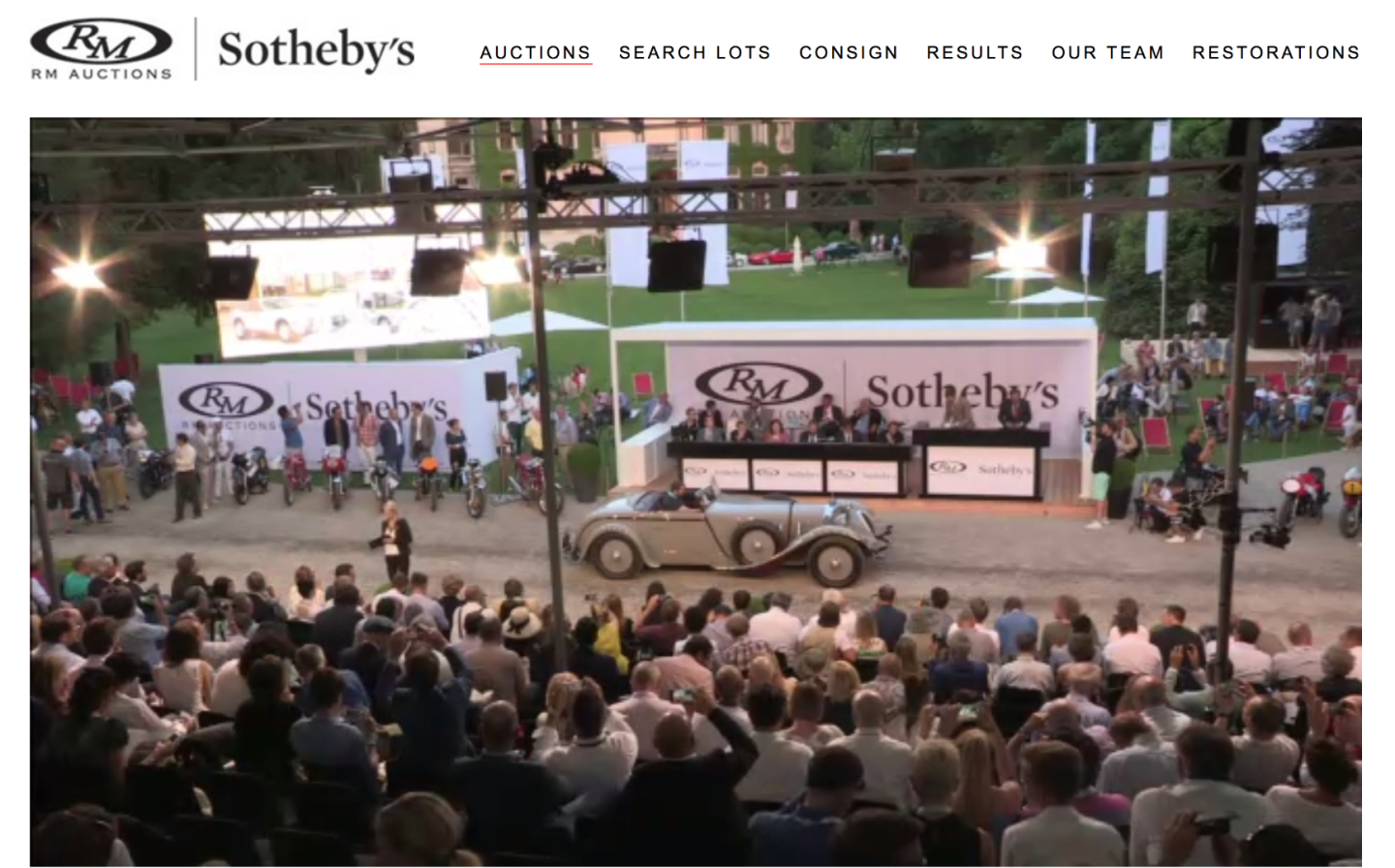 One of the best known and most impeccably credentialed cars in the world, this 1928 Mercedes-Benz 680 S Torpedo-Sport is already one of the top 100 most valuable cars in the world, having sold for $8,250,000 during Monterey Car Week in 2013, and it had previously been in the top 100 a decade ago, having sold for $3,645,000 during Monterey Car Week in 2006. The official estimate was €6.5 to €8.0 million (US$7.1 to 8.7 million), but bidding stopped at €5,050,000 and it was passed in. Auction Link