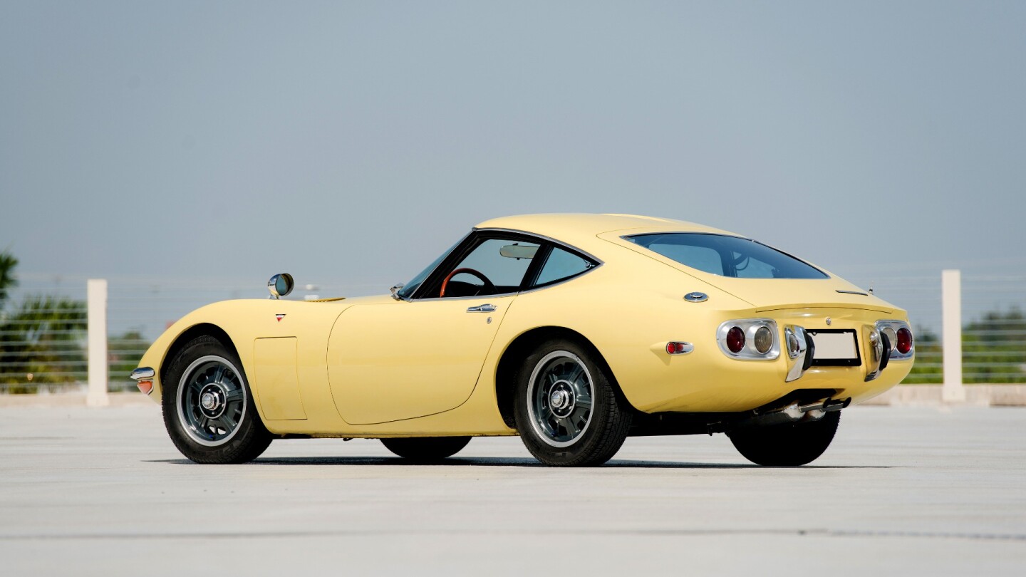 RM-Sothebys sold this 1968 Toyota 2000GT for $935,000 at Monterey, 2013