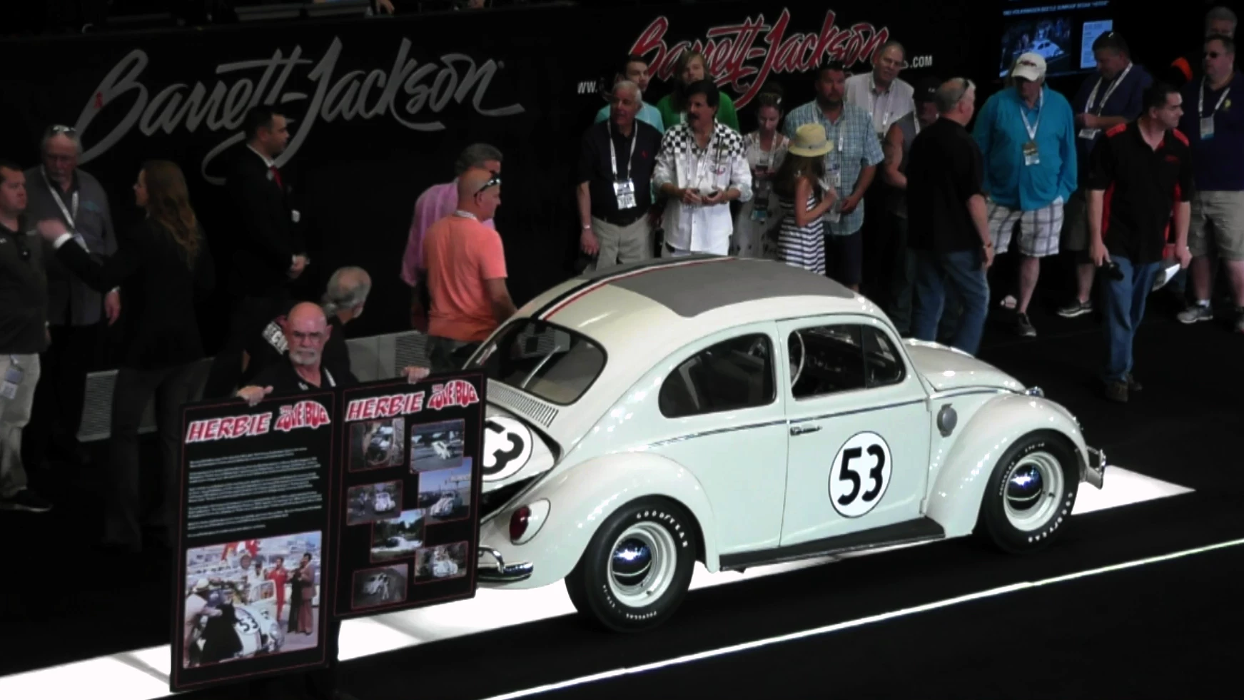 The star of two hit movies and already the most expensive Volkswagen Beetle in history, this 1963 Volkswagen Beetle broke its own world record of $126,500 and further entrenched itself on our list of the most valuable movie cars.