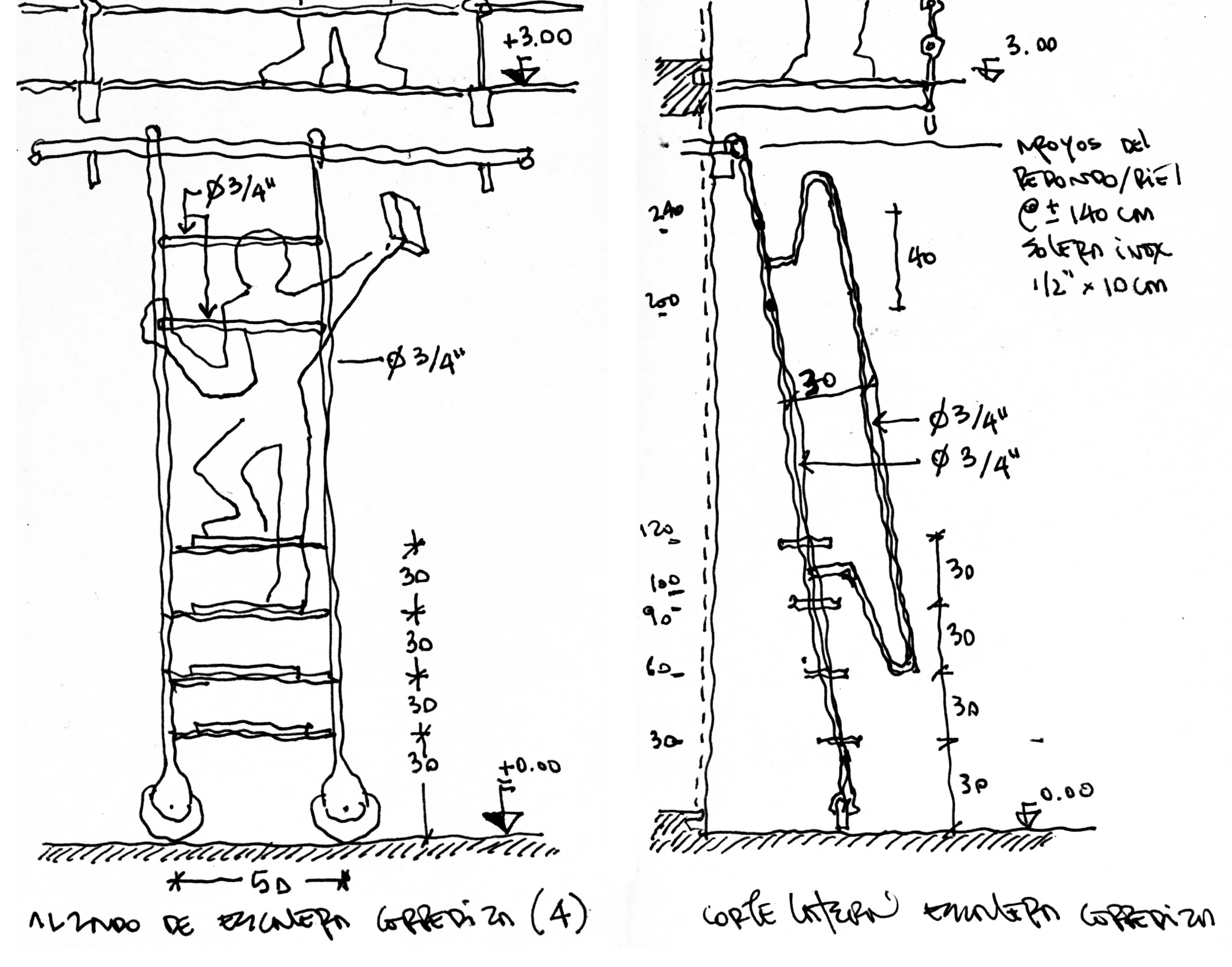 Castro Leal Library design sketch