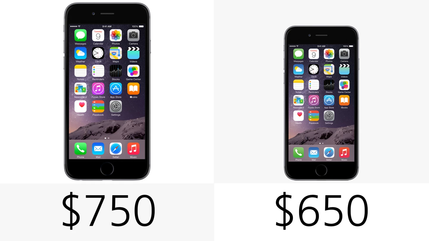 Full retail starting price (row 1)
