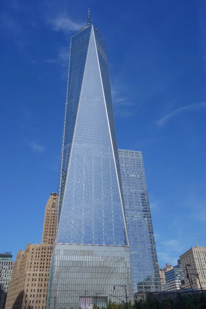 One World Trade Center - rising from the ashes of the September 11 attacks that destroyed the original World Trade Center's twin towers, the new building stands 541.3 metres tall.
