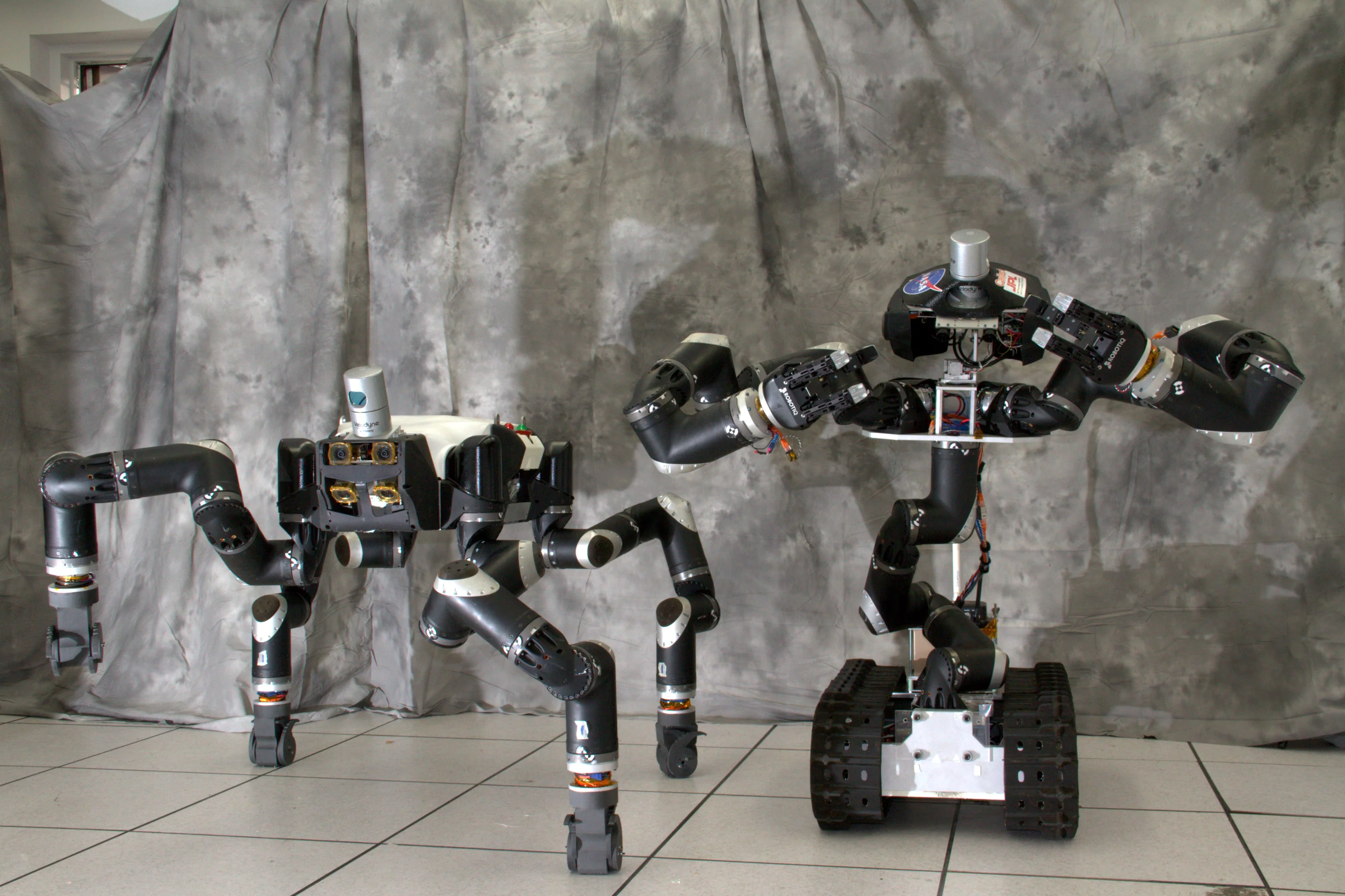 RoboSiman and Surrogate (Photo: JPL)