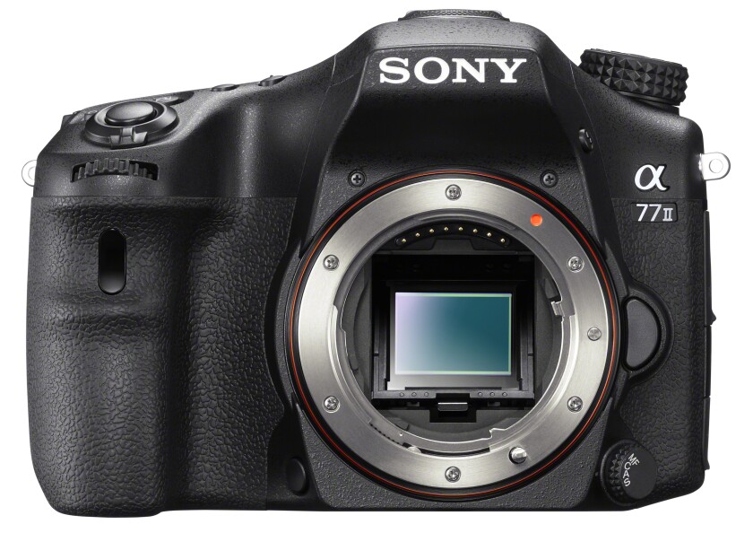 The Sony A77 II uses Translucent Mirror Technology allowing full-time continuous phase-detection autofocusing