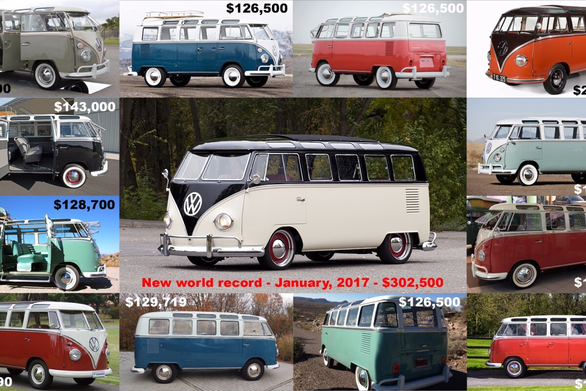 The last five years has seen one of the enduring icons of sixties personal freedom appreciate in value so quickly that many owners may not know the value of their car could soon eclipse the value of their home. Last Saturday, January 21, 2017, a 21-window Volkswagen Samba sold for $302,500, indicating that the trend is further accelerating.