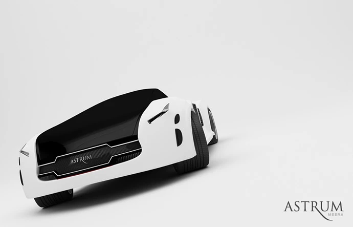 3D rendered in white