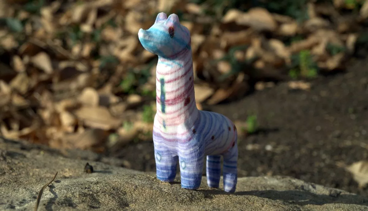 Crayon Creatures is a service that will turn your child's drawings into 3D-printed sandstone statuettes