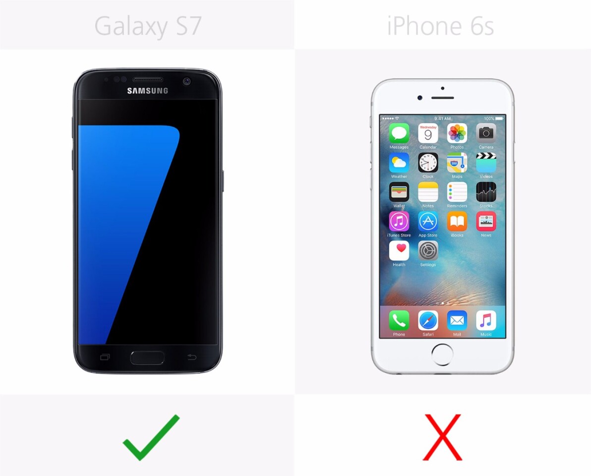 Samsung Galaxy S7 Vs Iphone 6s Samsung Galaxy S7 Vs Iphone 6s
