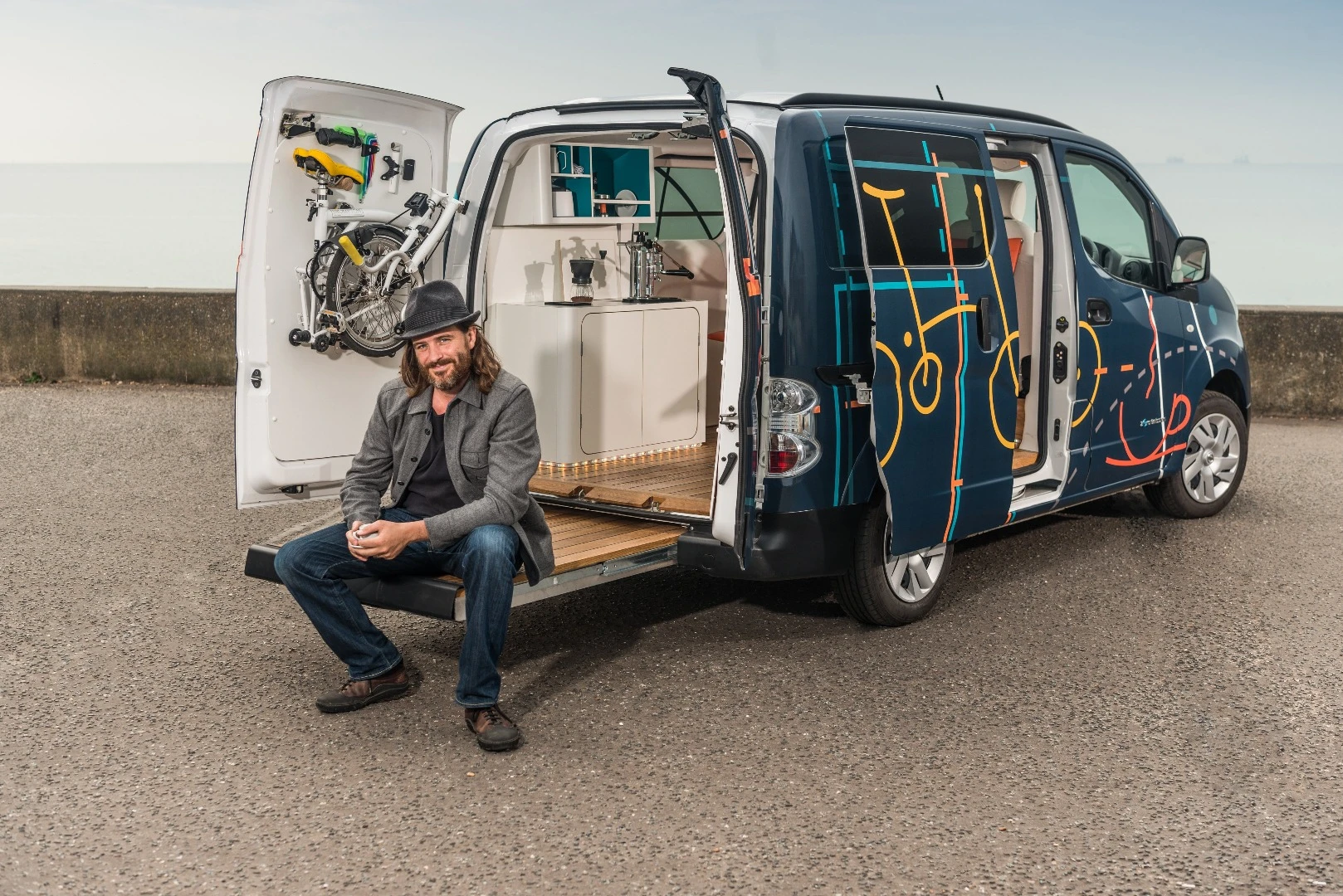 If you're going to work in a van, you might as well spend some of that time outside