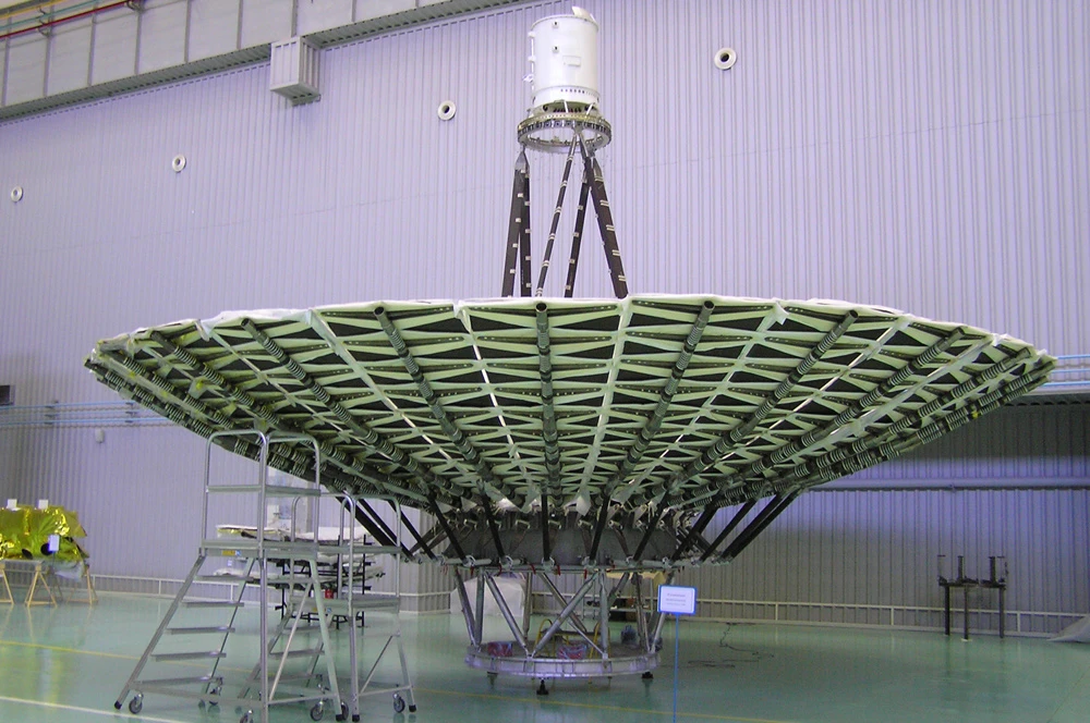 Russia's recently-launched RadioAstron spacecraft is intended to become part of the largest telescope ever created (Image: Russian Space Agency)
