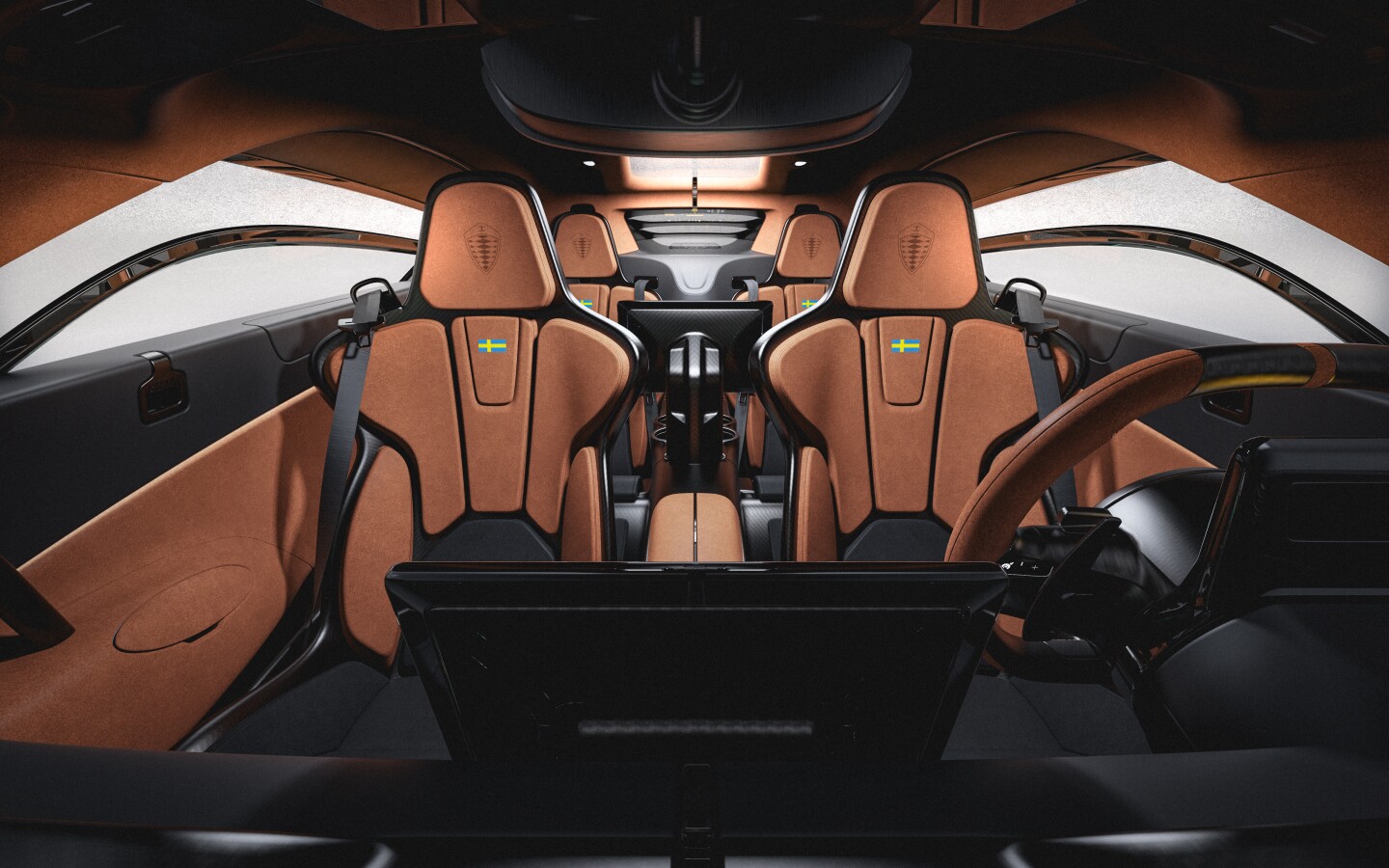 El interior del Koenigsegg Gemera apunta a la opulencia del hipercoche y al potencial práctico