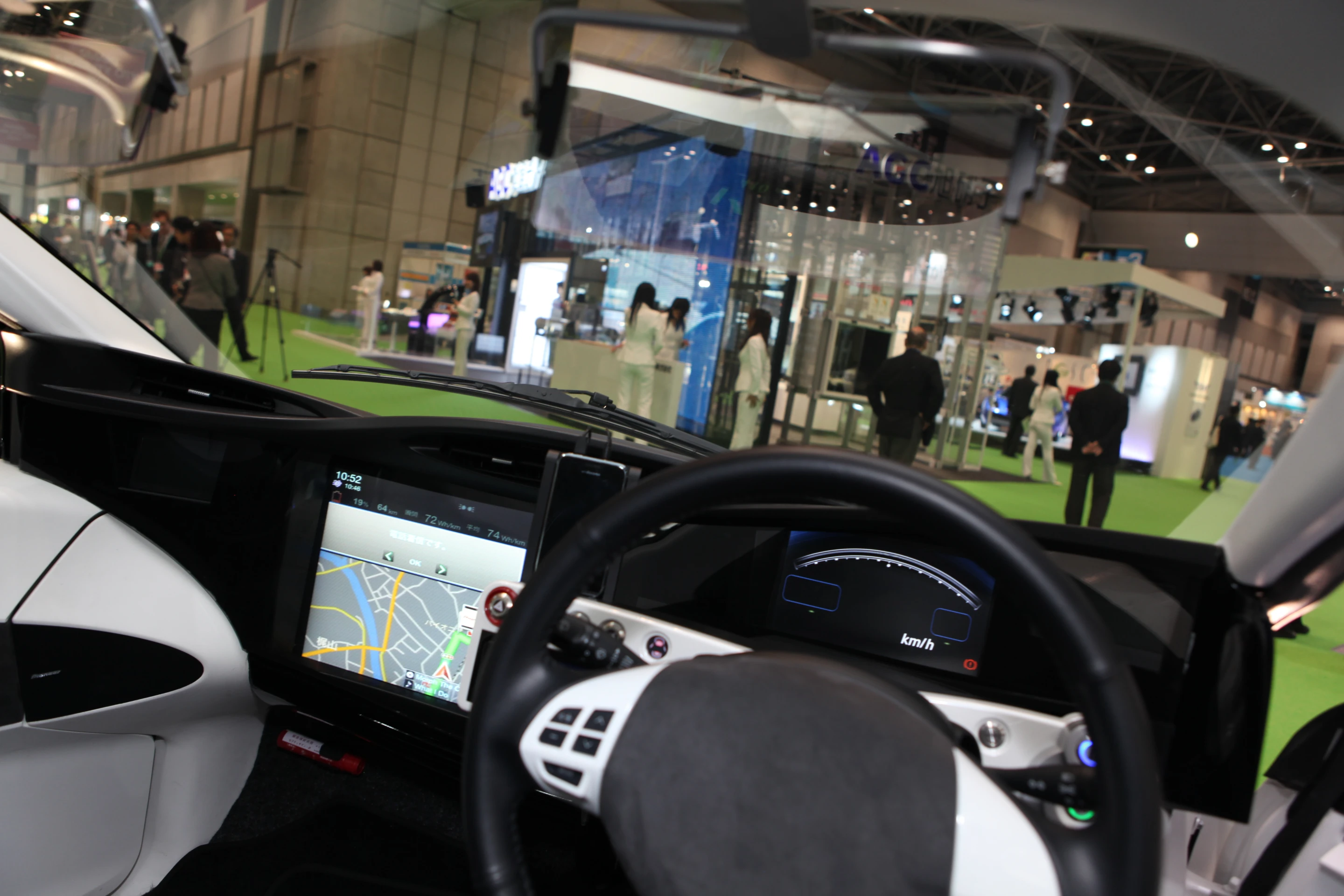 The prototype SIM-LEI electric car