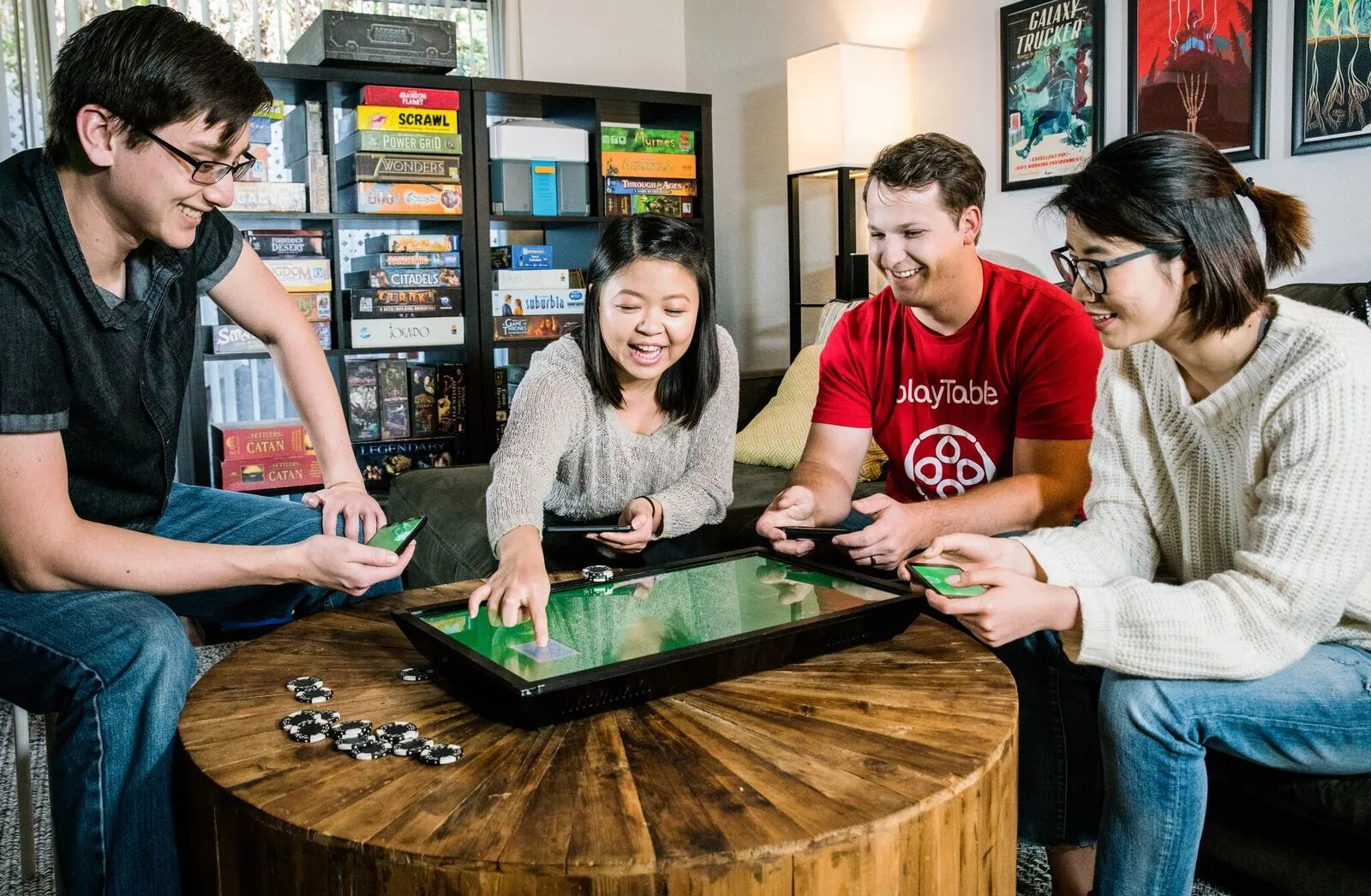 PlayTable supports up to eight players at once
