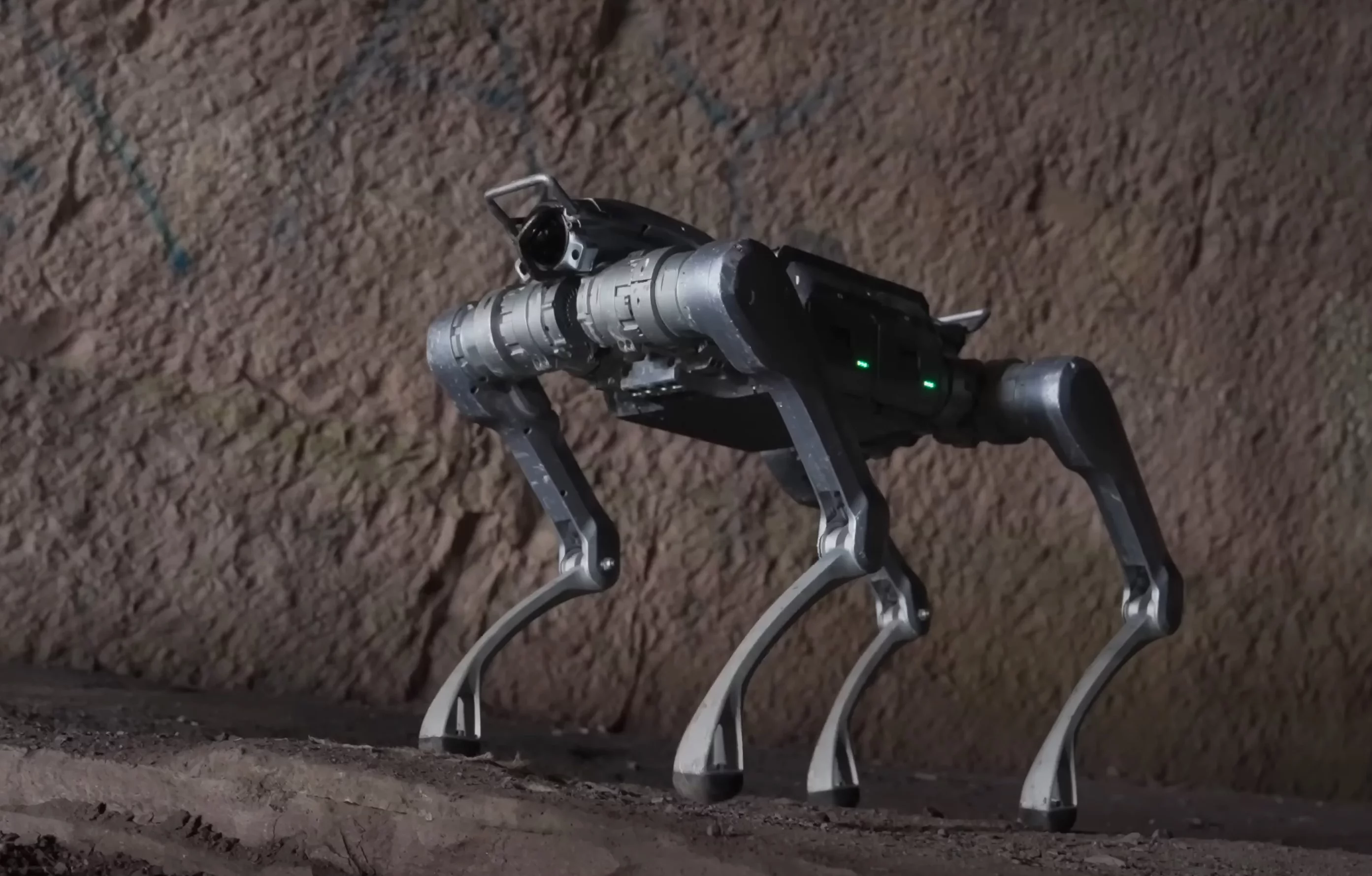 The A2 features dual LiDAR for 360-degree depth perception, along with a vision camera and powerful front light