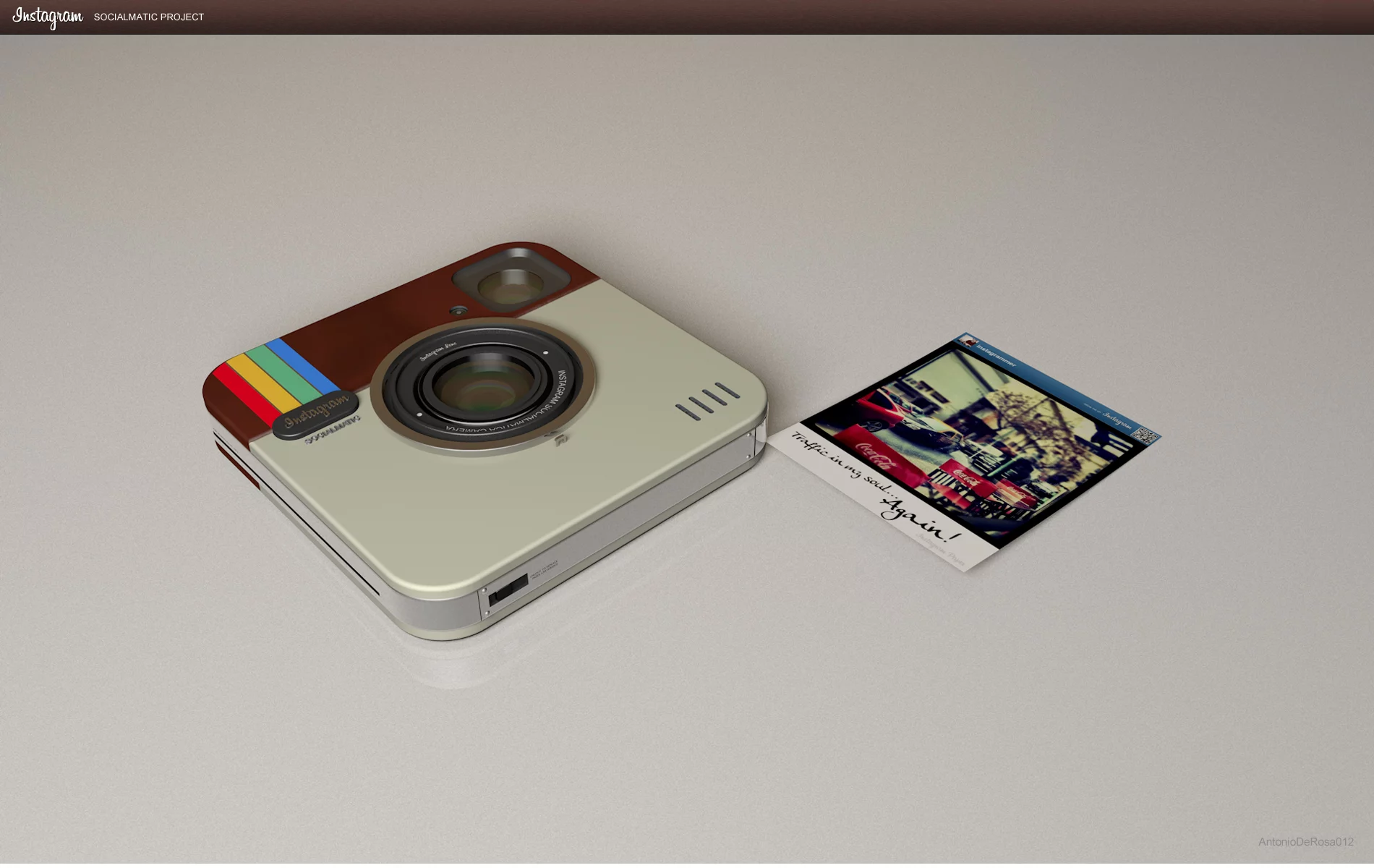 The photos are also printed fully formed, so there's no need to wait for images to develop like with a Polaroid