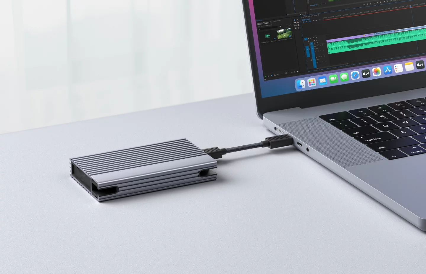 The ZikeDrive can connect to any device with a USB-C port