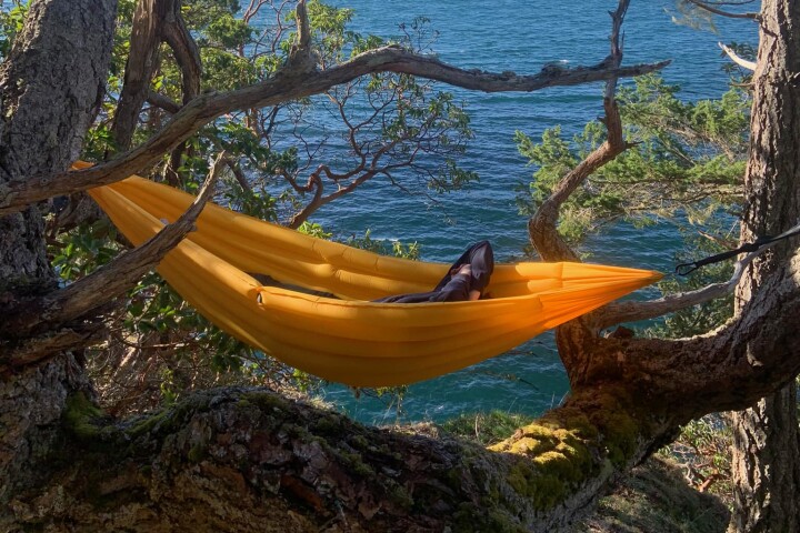 The Atmos Inflatable Hammock is presently on Kickstarter