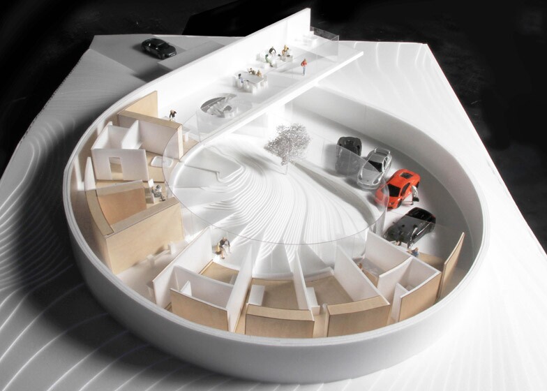 Architectural model of Villa Gug (Image: BIG)