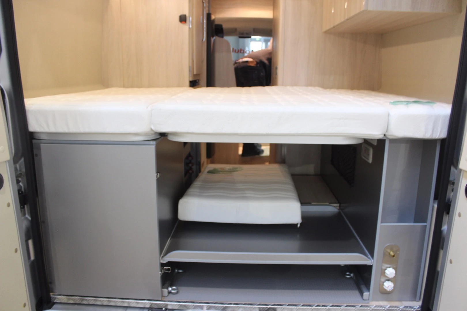 Versatile rear cargo area in the Rapido V55 camper van