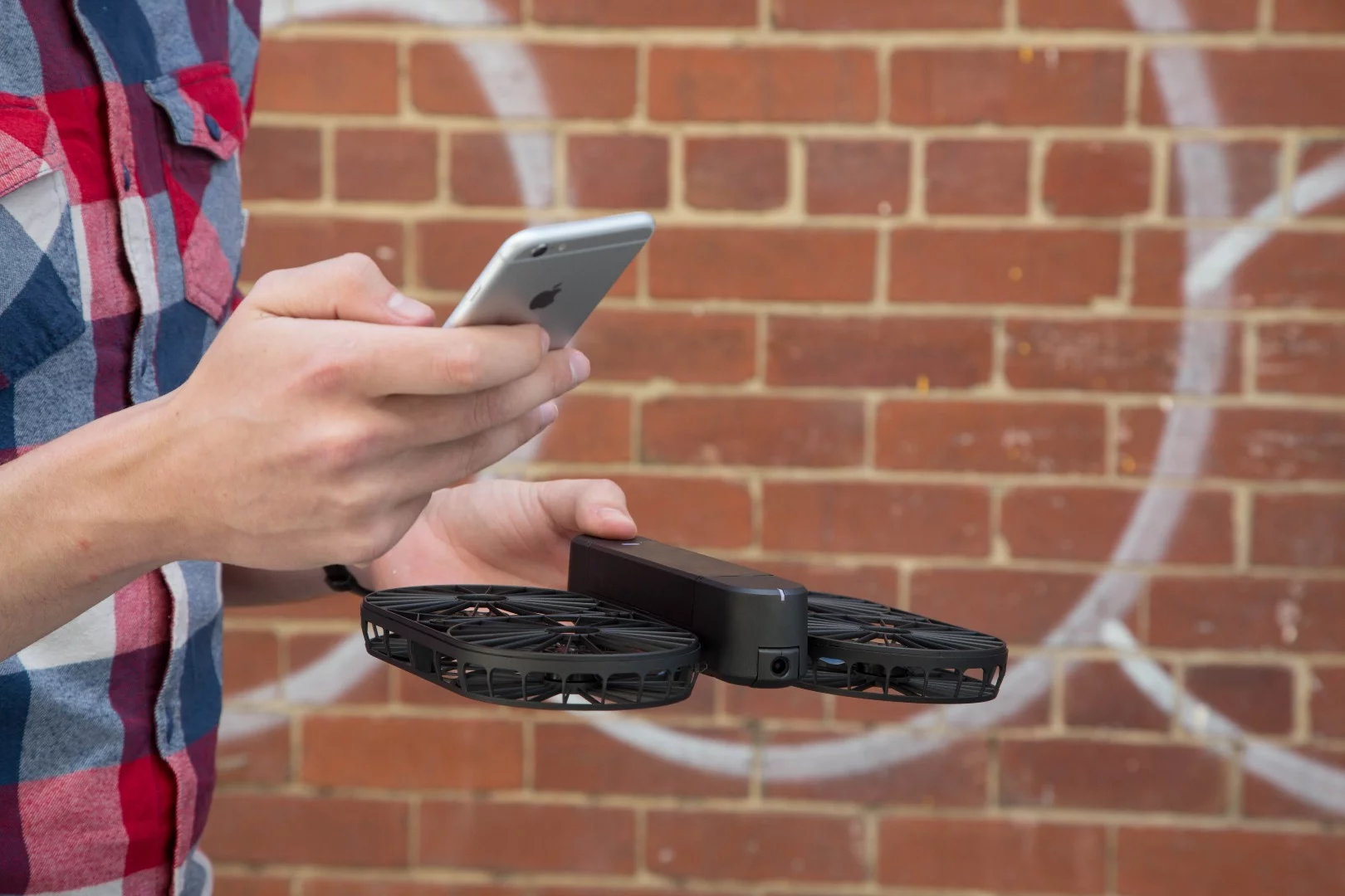 The Moment Drone is small, and weighs just 400 g