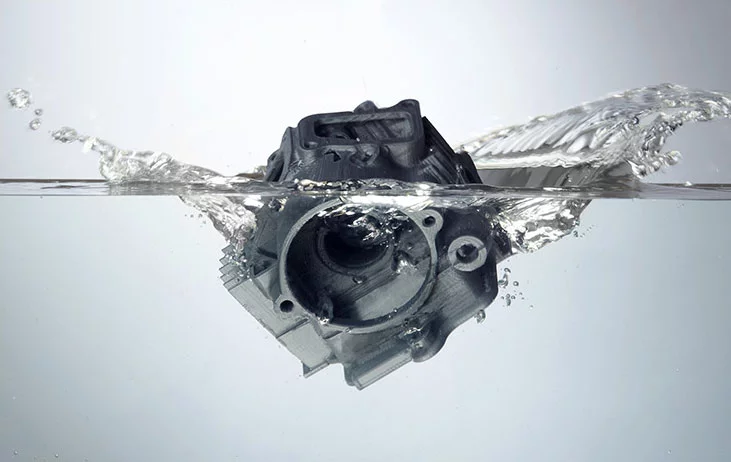 The Infinity Rinse-away filament is water-soluble and safe to flush down drains