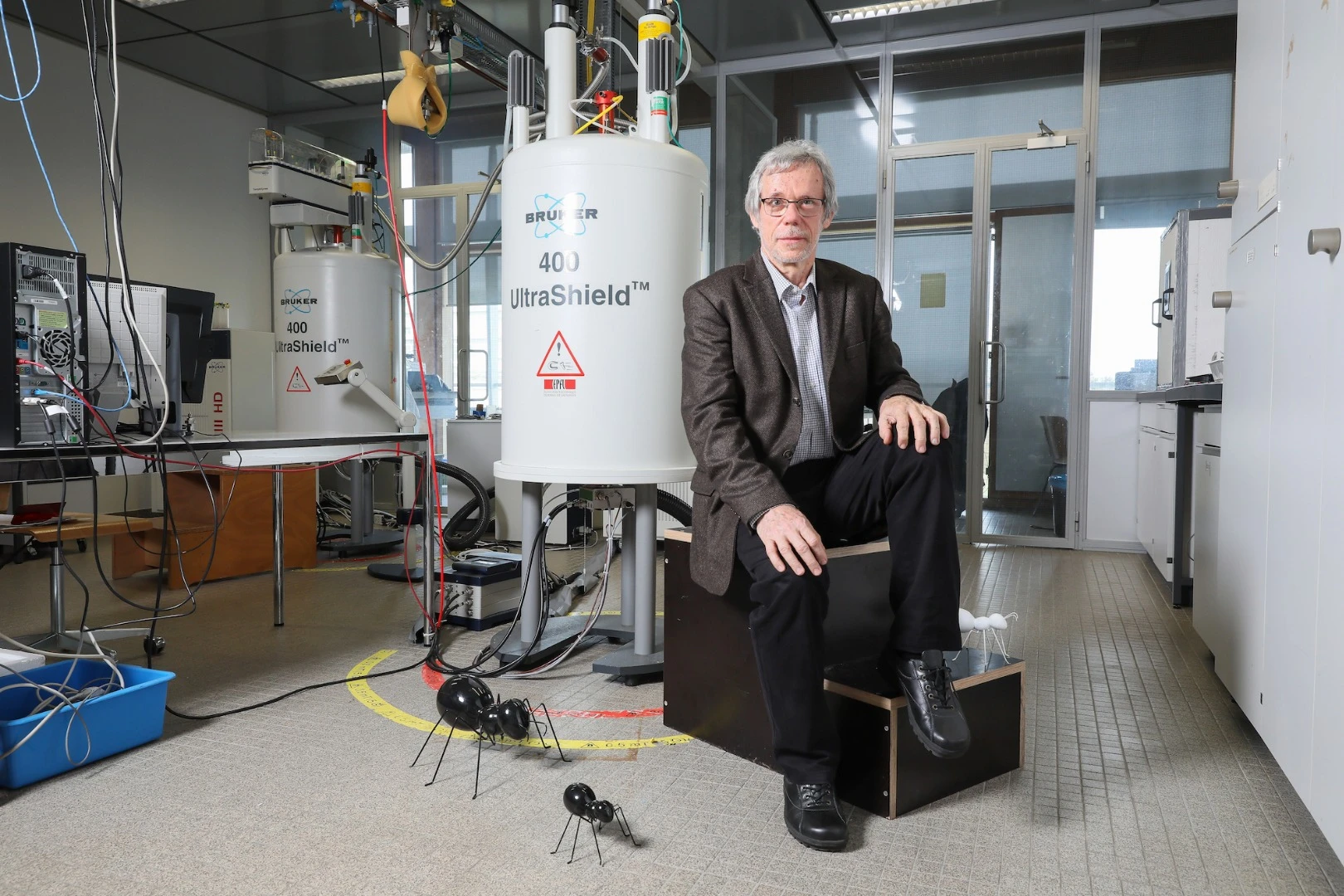 Gabor Laurenczy, a researcher on the team