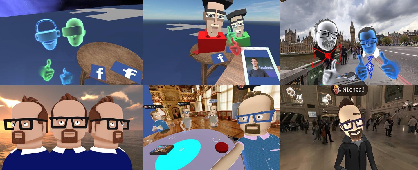 These experimental VR avatars from Facebook show where we are now in terms of human rendering: avatars can emote and gesture, but they're far from realistic