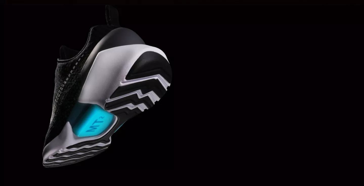 Nike's HyperAdapt sneakers, from behind