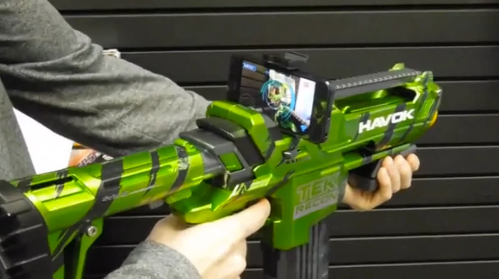 Tek Recon offers a blaster and an integrated app to make real world play like an FPS